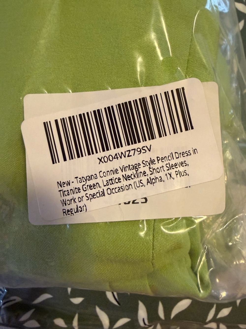 Tatyana Lime Green Cutout Midi Sheath Dress - Picture 7 of 7